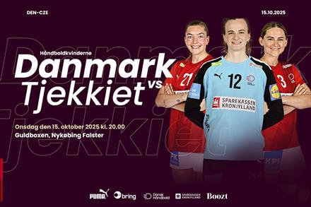 Håndboldlandskamp Danmark mod Tjekkiet