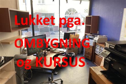 LUKKET pga. ombygning og kursus